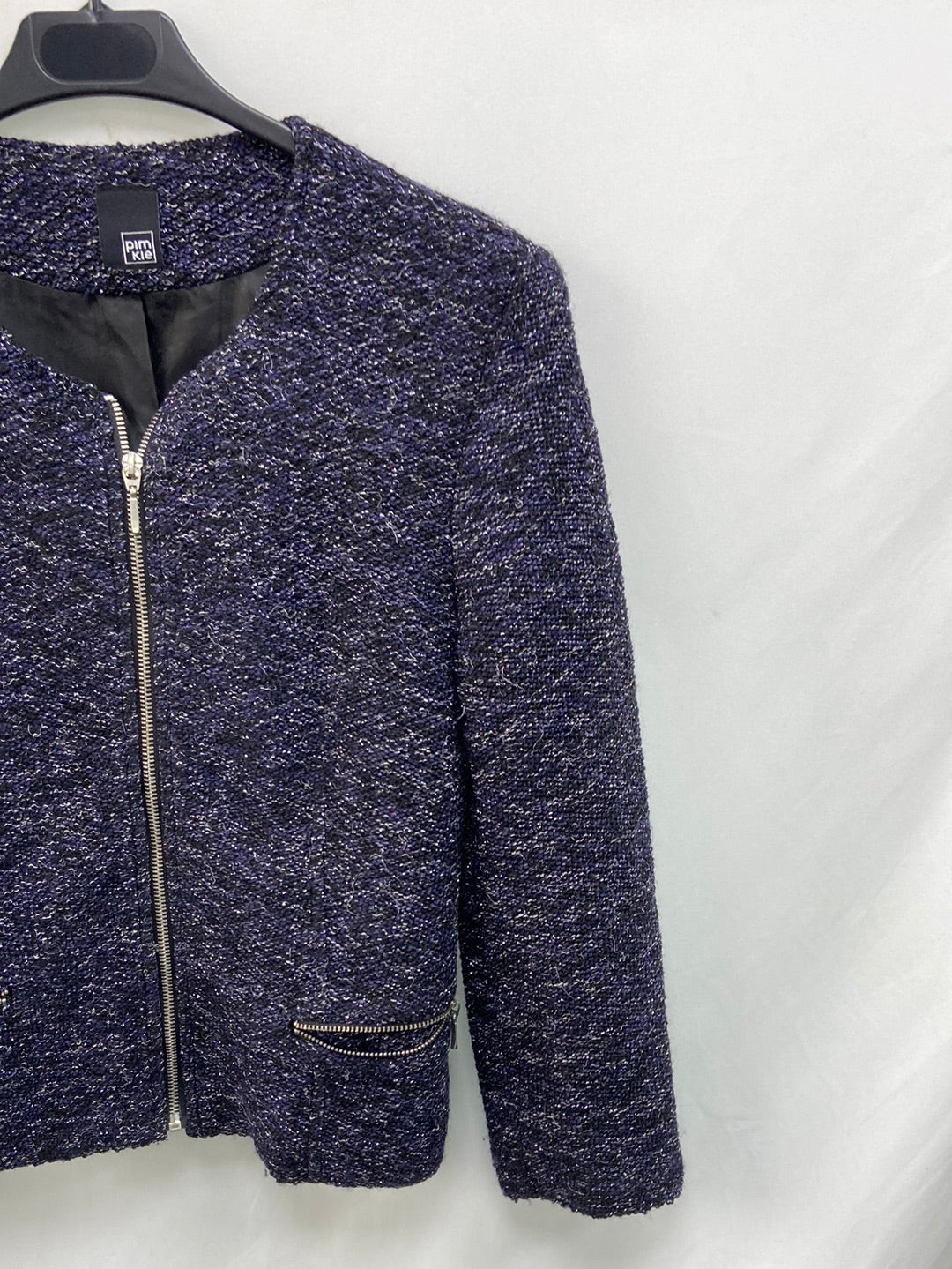 PIMKIE.Chaqueta negra y azul T.S