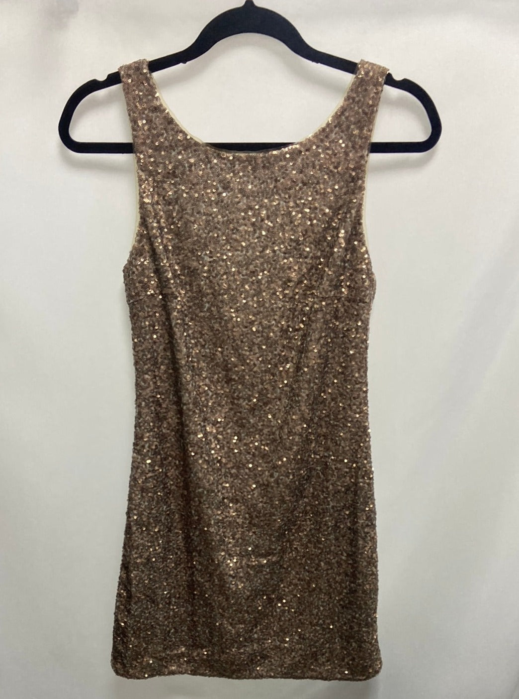 ONLY.Vestido corto lentejuelas T.38