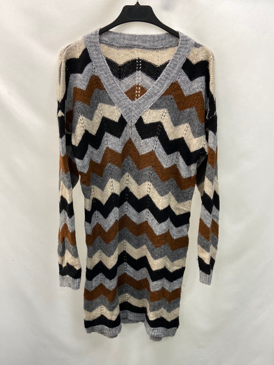 OTRAS.Jersey largo/vestido rayas U(s/m)