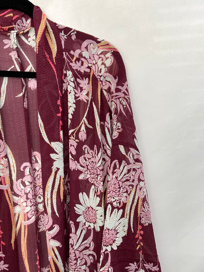 FREE PEOPLE.Kimono largo mirado T.XS