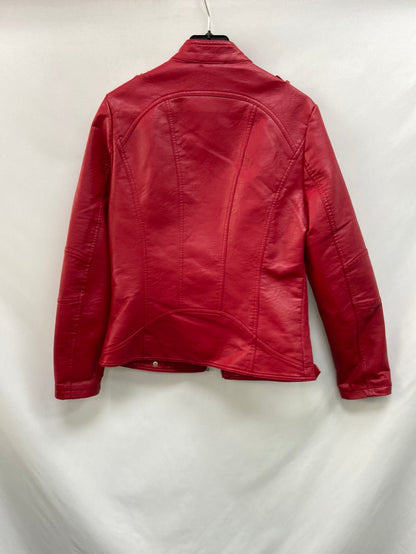 KOROSHI.Chaqueta roja polipiel T.M