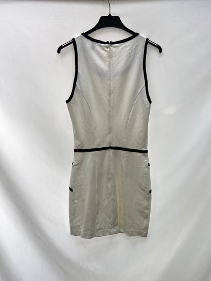 MANGO.Vestido blanco ajustado T.S