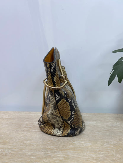 GEORGES RECH. Snake print sack bag