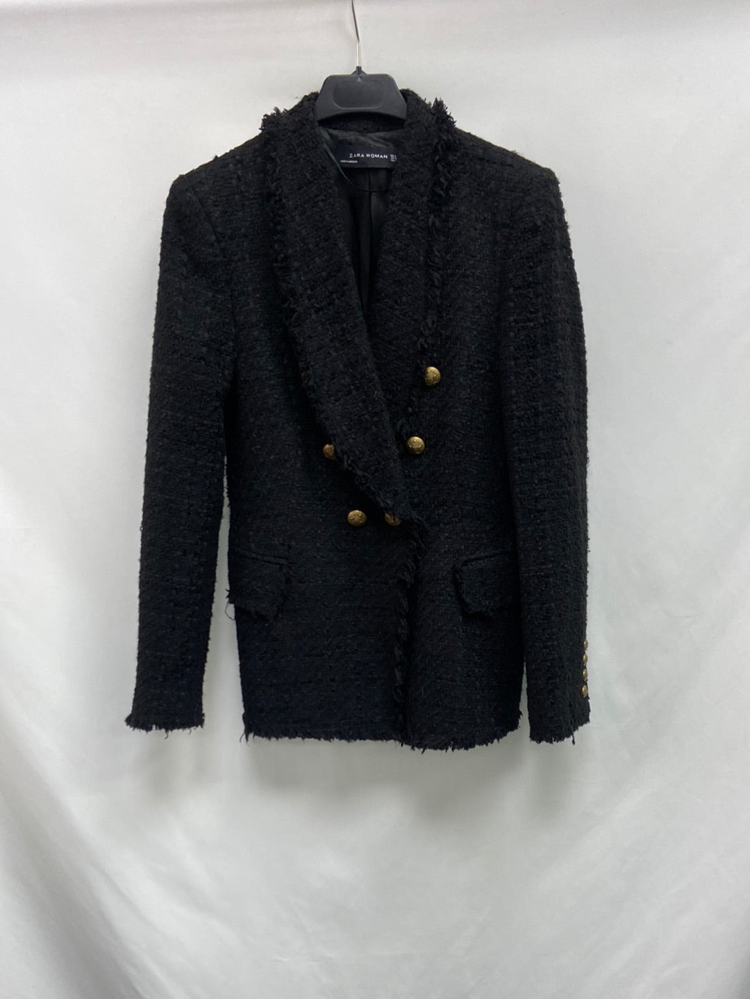 Black tweed blazer TM