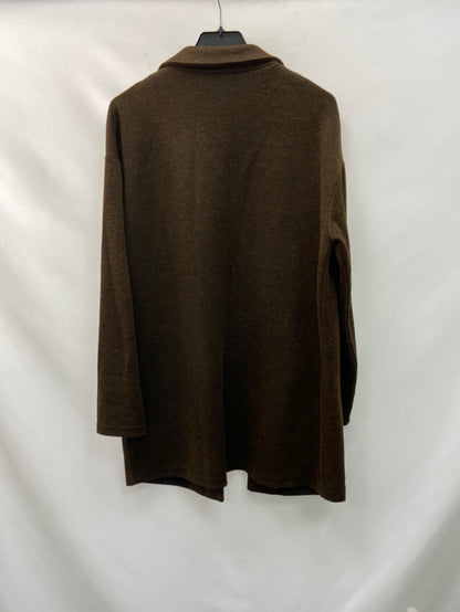 PULL&BEAR.Blazer fluida jaspeada T.M