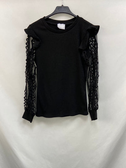 MarketLOVE M.Top negro doble textura T.M