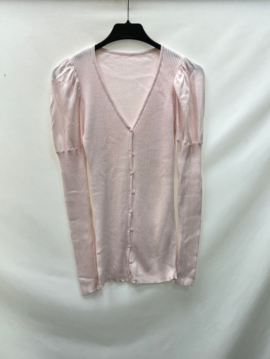 OTRAS.Rebeca básica rosa palo canalé T.XS/S