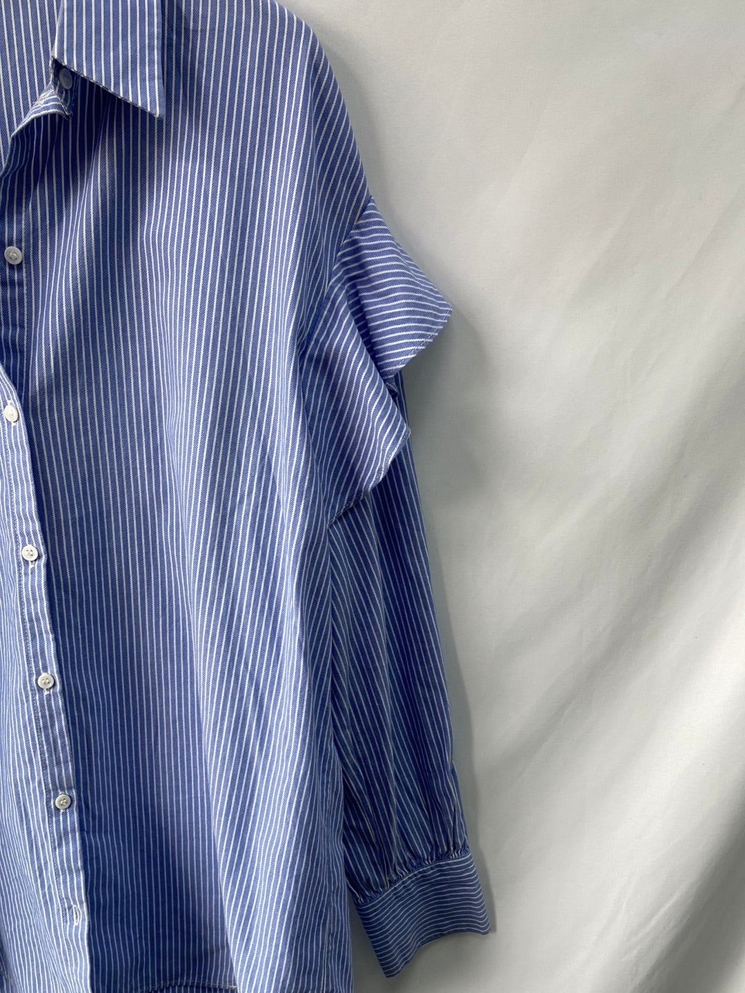 ZARA.Camisa rayas oversized T.S