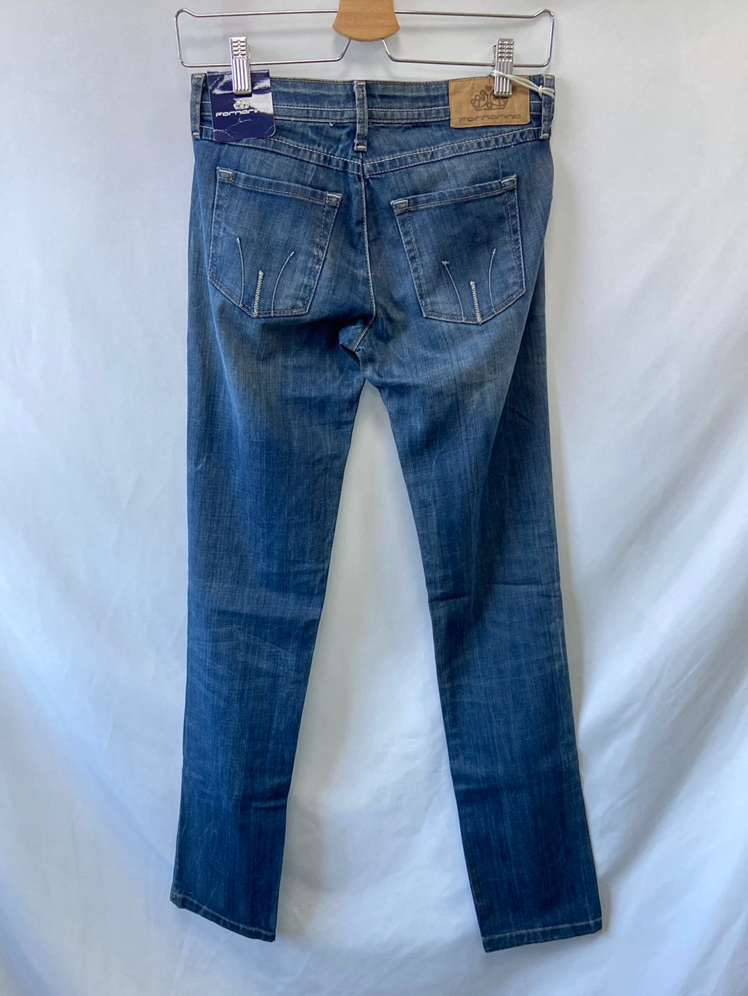 FORNARINA.Vaqueros clásicos cintura baja T.27(36)