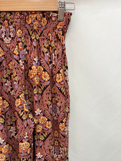 ZARA. Floral trousers Tm