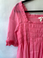 H&M.Vestido rosa T.S/M
