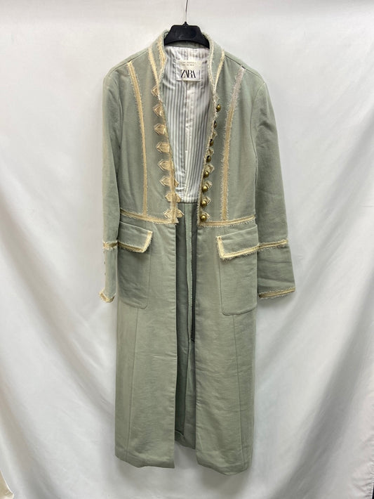 ZARA. Long coat with Ts trims