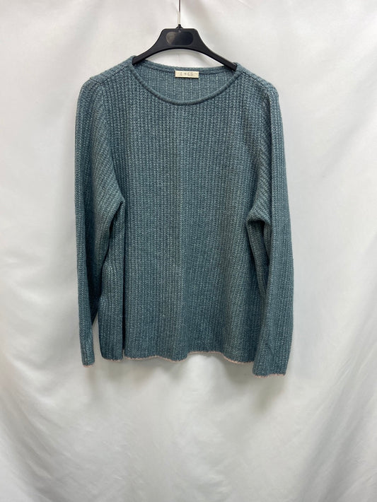 EMES. Heathered Blue Sweater Tu(m)