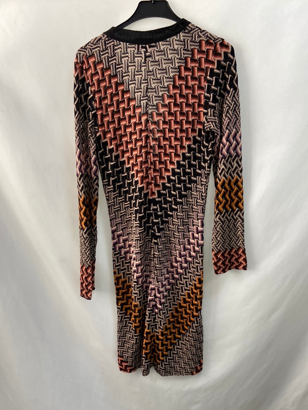 MISSONI.Multicolor gradient knit cardigan Ts