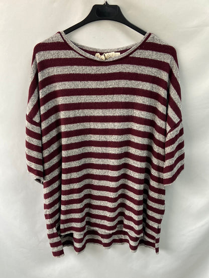 H&M.Jersey rayas manga corta T.L