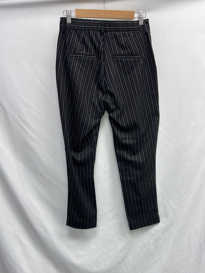 STRADIVARIUS. Black striped trousers TM