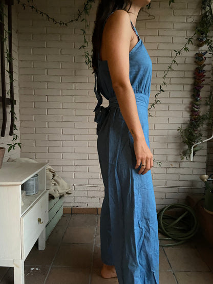 Ts fluid denim culotte dungarees