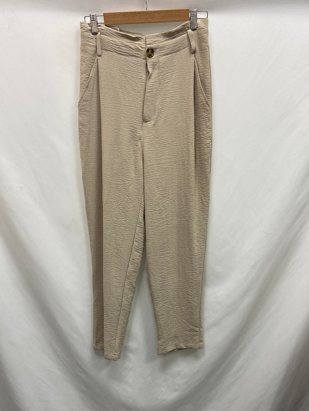 EASY WEAR. Flowing beige trousers size 36
