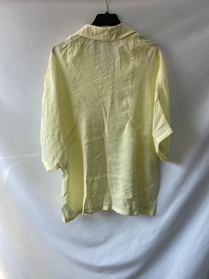 ZARA.Camisa amarilla oversized T.s(tara)