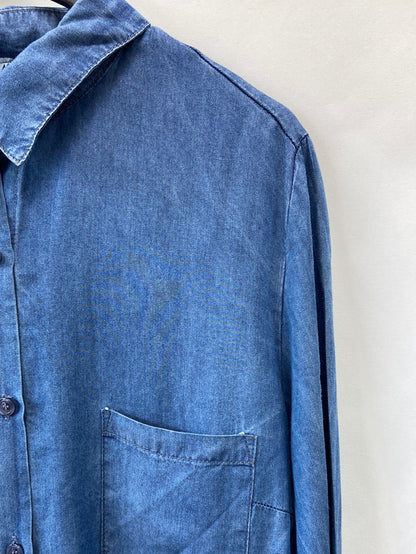 market,VALENTINA.Vestido denim doble textura T.XL