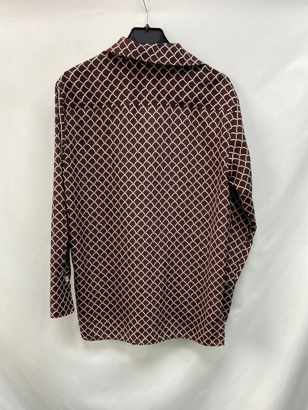 ZARA. Brown Ts print blouse