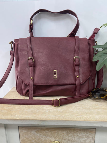 MISAKO Large burgundy bag
