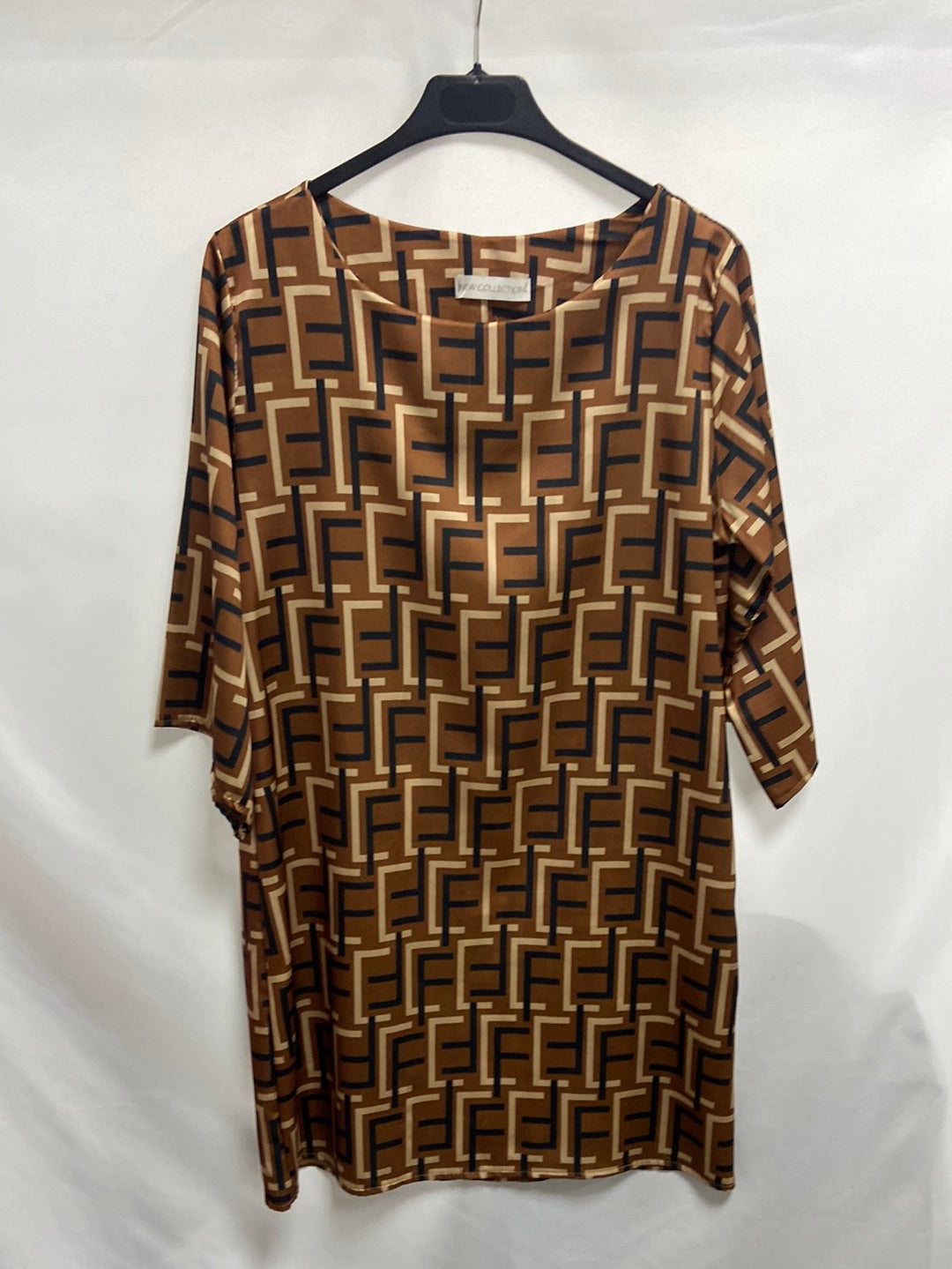 NEW COLLECTION.Vestido corto geométrico TU(M) tara