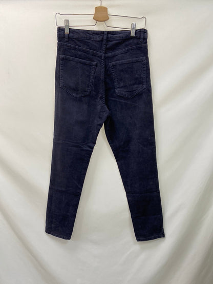 PULL&BEAR.Pantalones pana azules T.38