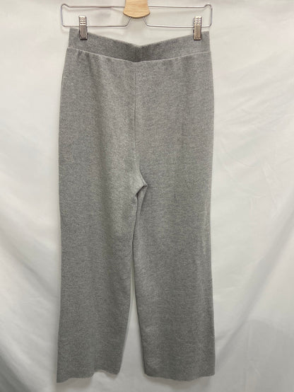 ZARA.Pantalones punto grises T.M