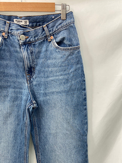 PULL&amp;BEAR. Wide-leg straight-leg trousers, size 38