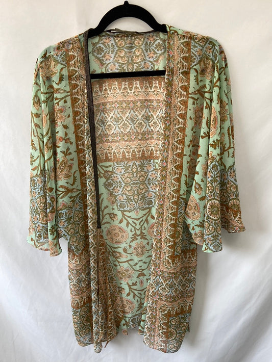 ZARA.Kimono semitransparente T.m