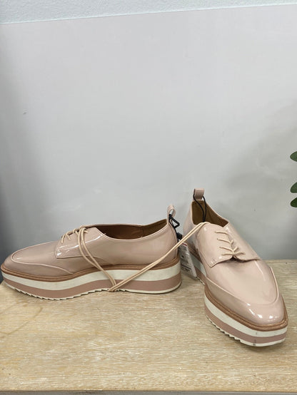 ZARA.Zapatos cordones plataforma t.39