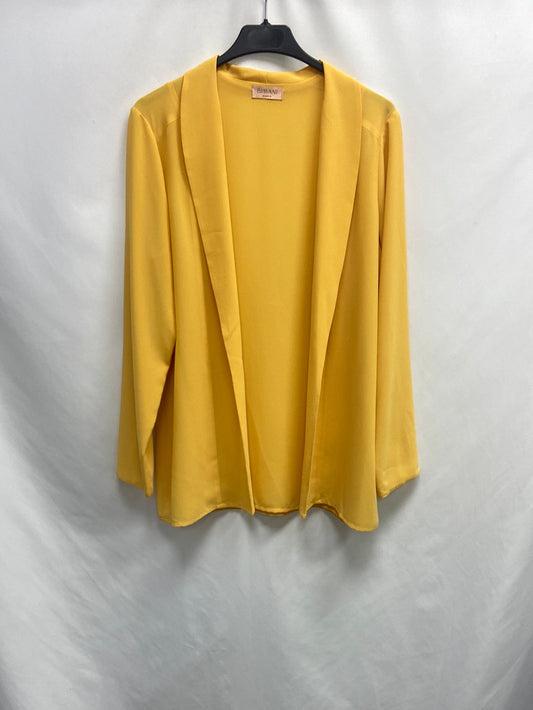 BIMANI13. Chaqueta fluida amarilla T.m