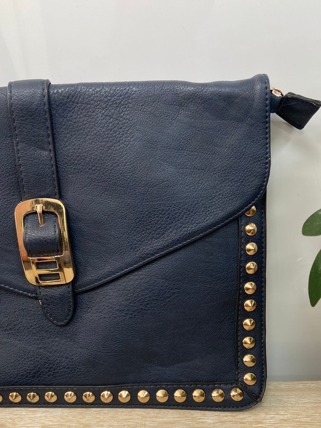 OTHER. Blue studded purse/bag