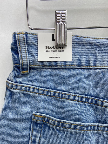 MANGO.Falda corta vaquera T.L