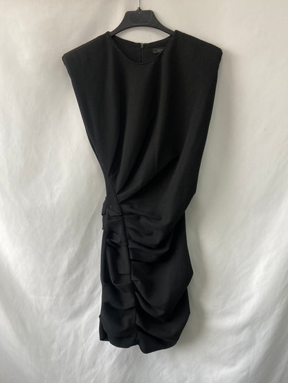 ZARA.Vestido midi fruncido T.S