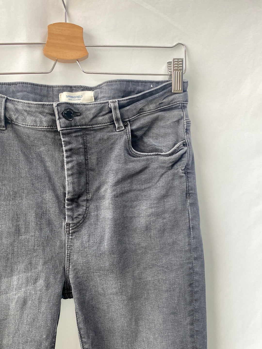 SPRINGFIELD.Grey skinny jeans S.42