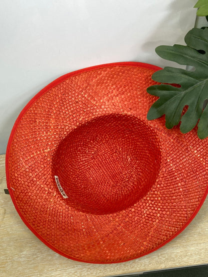 JAMIR. Orange straw hat