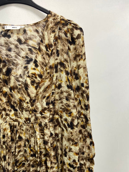 MANGO.Vestido corto tie dye print T.XS