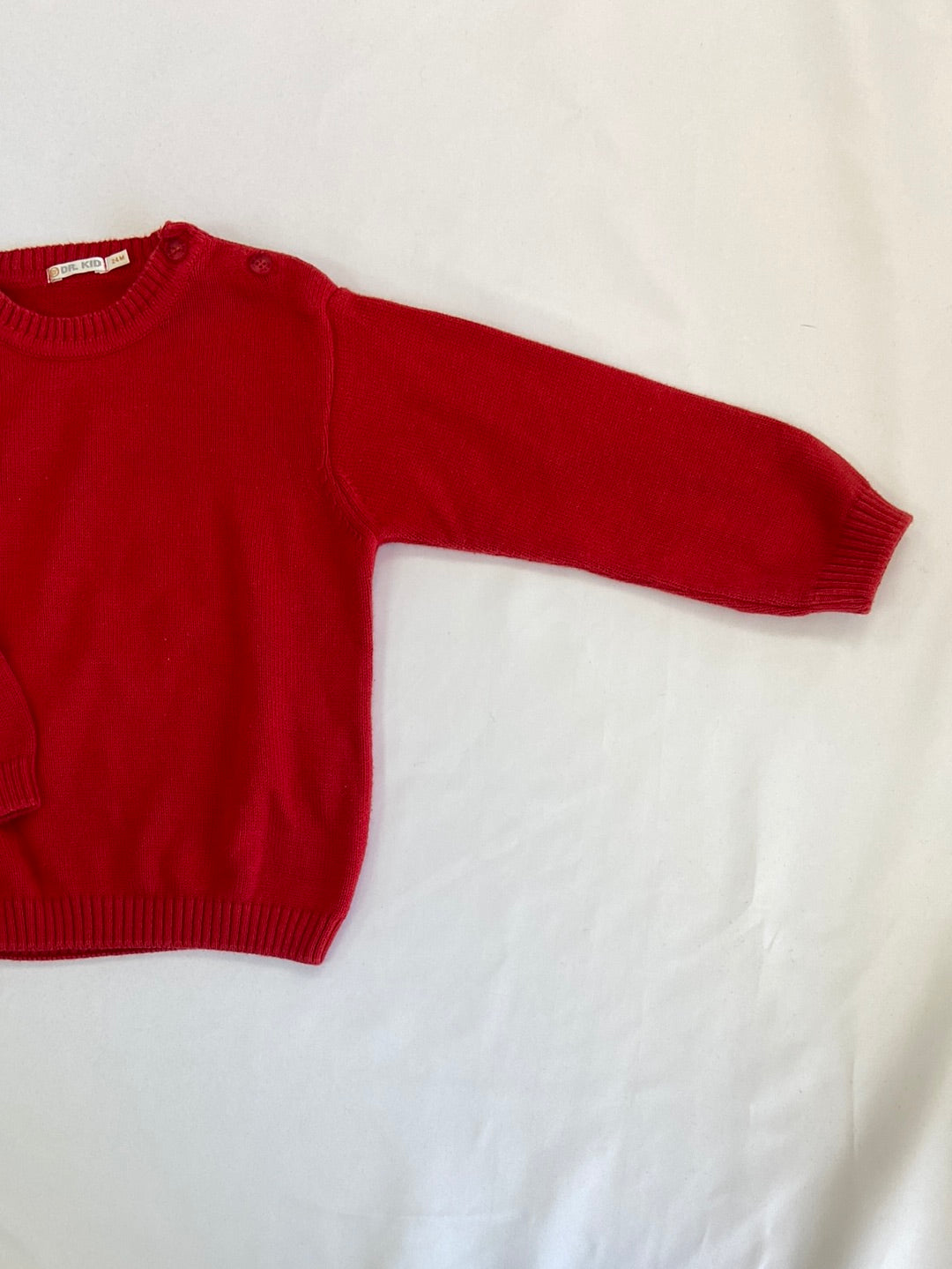 DR. KIDS. Red sweater size 24m