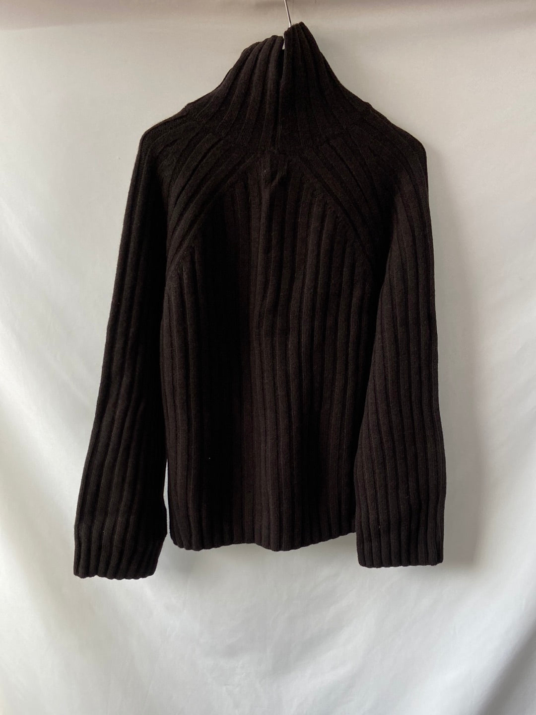 H&M.Jersey lana marrón oversized T.xs