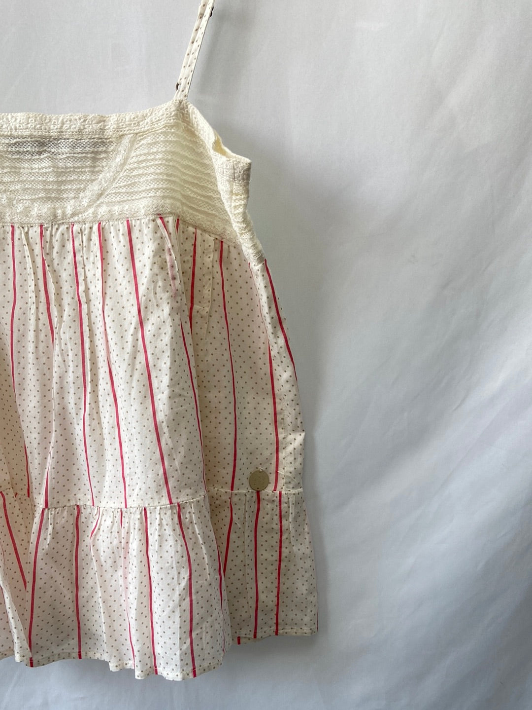 CALVIN KLEIN.Top doble textura T.XS