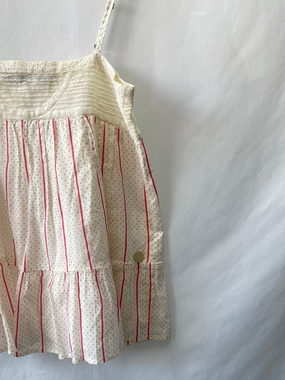 CALVIN KLEIN.Top doble textura T.XS