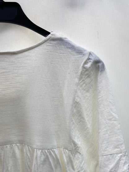 SFERA.Top blanco encaje T.M (Tara)