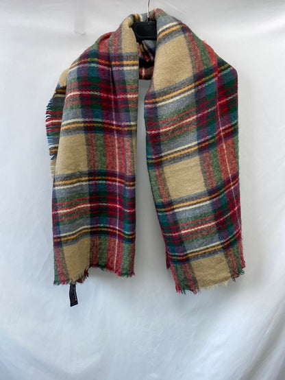 ZARA.Bufanda cuadros oversized