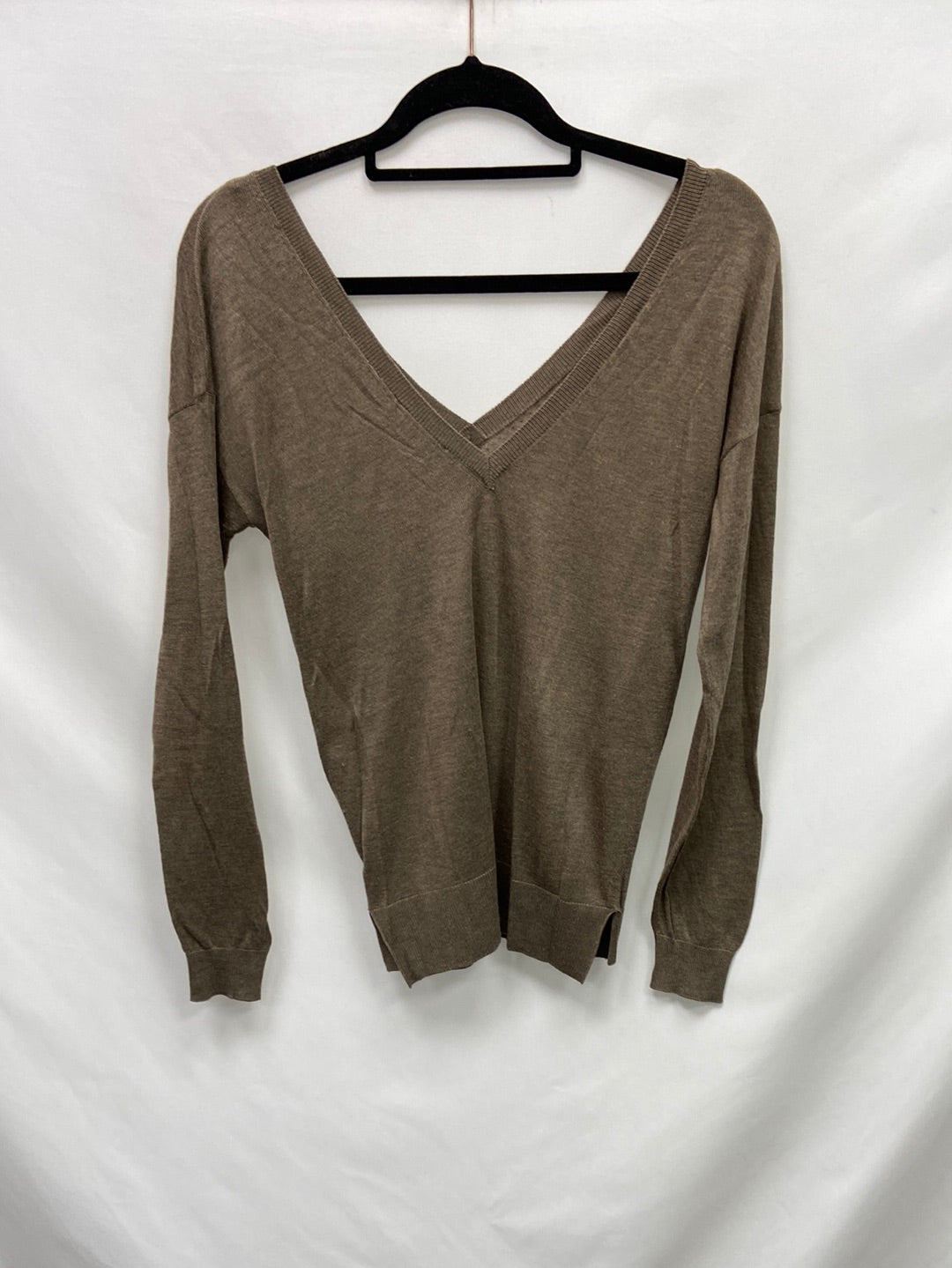 ZARA.Jersey punto beige T.S