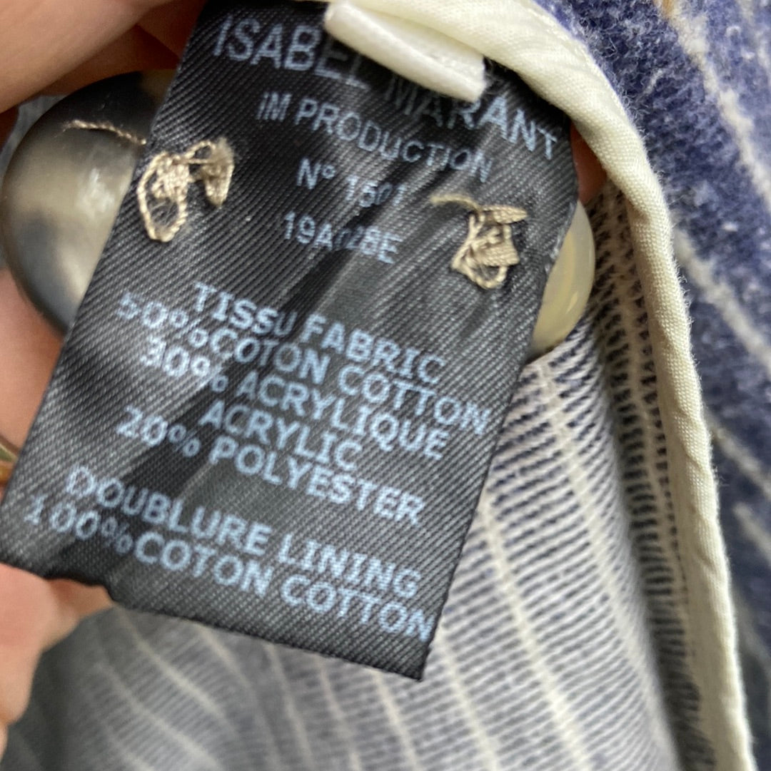 ISABEL MARANT. Total look striped mottled S.34/36