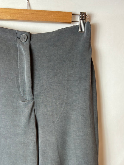 OYSHO.Pantalón gris fluido T.s