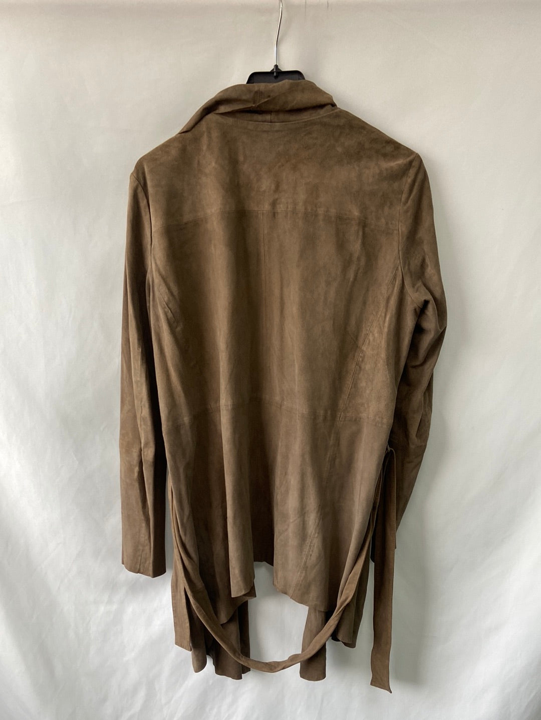 ZARA.Chaqueta camel ante t.m