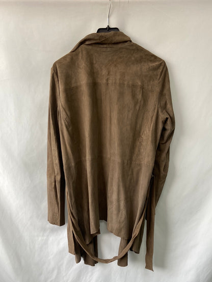 ZARA.Chaqueta camel ante t.m